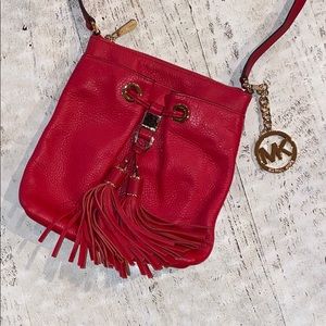 Michael Kors leather crossbody bag